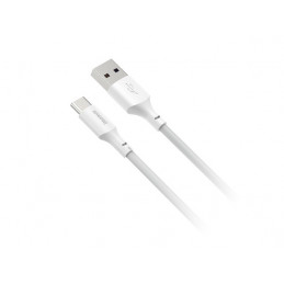 Kabel BASEUS USB-A - USB-C Simple Wisdom 5A 40W Xiaomi FC QC 3.0 Biały (2-pack)
