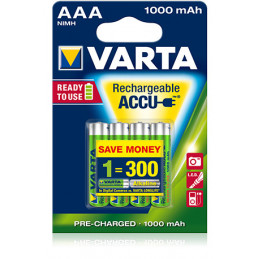 Akumulator VARTA Ready2Use AAA Micro Ni-Mh 1000mAh HR03 (4 szt)