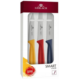 Zestaw noży GERLACH Smart Color 3 szt