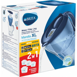Dzbanek filtrujący 3,5l Marella XL niebieski + 4 wkłady Maxtra+ Pure Performance