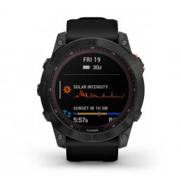 Smartwatch GARMIN Fenix 7X Solar Edition Black Silicone Band