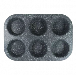 Forma do 6 muffinek DUKA Gota Bake 1213277 Ze stali węglowej
