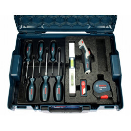 Zestaw wkrętaków i narzędzi ręcznych Bosch - 19 sztuk w walizce L-BOXX