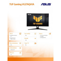 Monitor 27 cali TUF Gaming VG27AQA1A