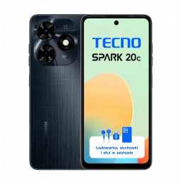 Smartfon TECNO Spark 20C 4/128 GB Gravity Black