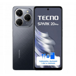 Smartfon TECNO Spark 20 Pro 8/256 GB Moonlit Black