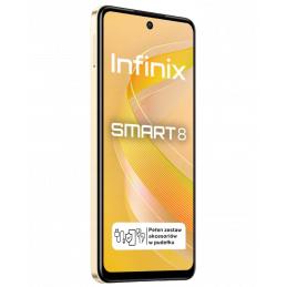 Smartfon INFINIX Smart 8 3/64 GB Shiny Gold
