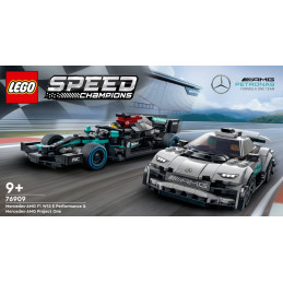 Klocki Speed Champions 76909 Mercedes-AMG F1 W12 E Performance i Mercedes-AMG ONE