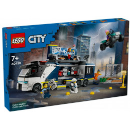 Klocki City 60418 Policyjna ciężarówka z laboratorium kryminalnym