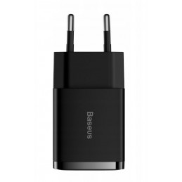 Ładowarka sieciowa BASEUS Compact Charger 2U 10.5W EU Black