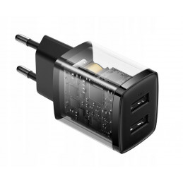 Ładowarka sieciowa BASEUS Compact Charger 2U 10.5W EU Black