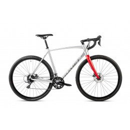 28580380-B - 58 XL Rower ROMET Aspre 1 srebrno-czerwony