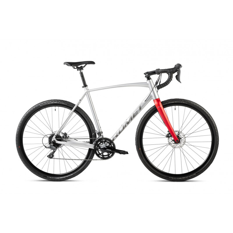 28580380-B - 58 XL Rower ROMET Aspre 1 srebrno-czerwony