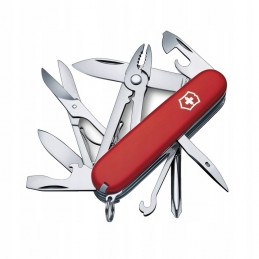 Victorinox 1.4723 scyzoryk Deluxe Tinker, 91mm, Celidor, czerwony