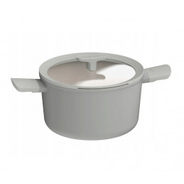 Garnek z pokrywą 24cm BERGHOFF Leo Balance Eco Grey 3950430
