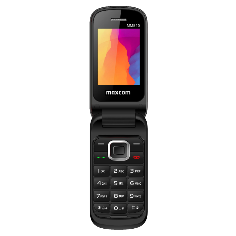 Telefon komórkowy dla seniora MAXCOM Comfort MM815 Czarny Telefon komórkowy dla seniora MAXCOM Comfort MM815 Czarny