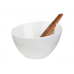 Misa do sałat + sztućce do serwowania HOMLA Mooka 162608 24cm