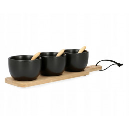 Miseczki do serwowania HOMLA Fincan 161000 32x8cm Czarne