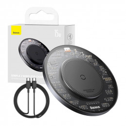 Ładowarka indukcyjna BASEUS Simple 2 Qi 15W BS-W530