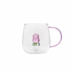 Szklanka z różą HOMLA Rosado 234270 400ml