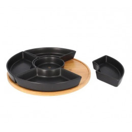 Taca obrotowa z miseczkami HOMLA Fincan 206430 30cm
