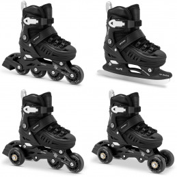 Łyżworol 4W1 39-42BK 4ONE