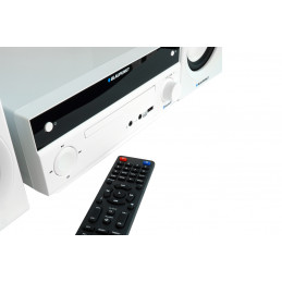 Mikrowieża BLAUPUNKT MS30.2BT Z Bluetooth oraz odtwarzaczem CD i USB Biała