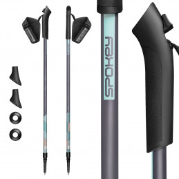 Kije Nordic Walking teleskopowe Spokey CLOUD
